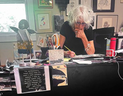 Joan Ecker, owner of F.H. Clothing Co. in Quechee