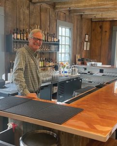 Harry Gorman, at the bar in Harry’s Cocktail Lounge.